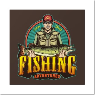 Fishing Adventures, Adam Smith Posters and Art